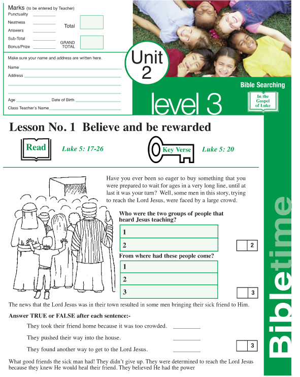 Bibletime Lessons Level 3 PBS